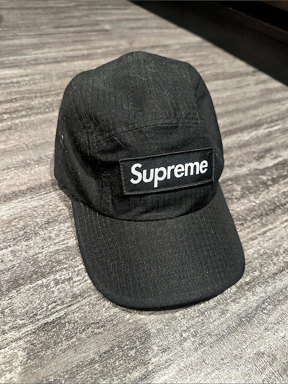 Supreme Ventile Camp Cap Black Camp Cap